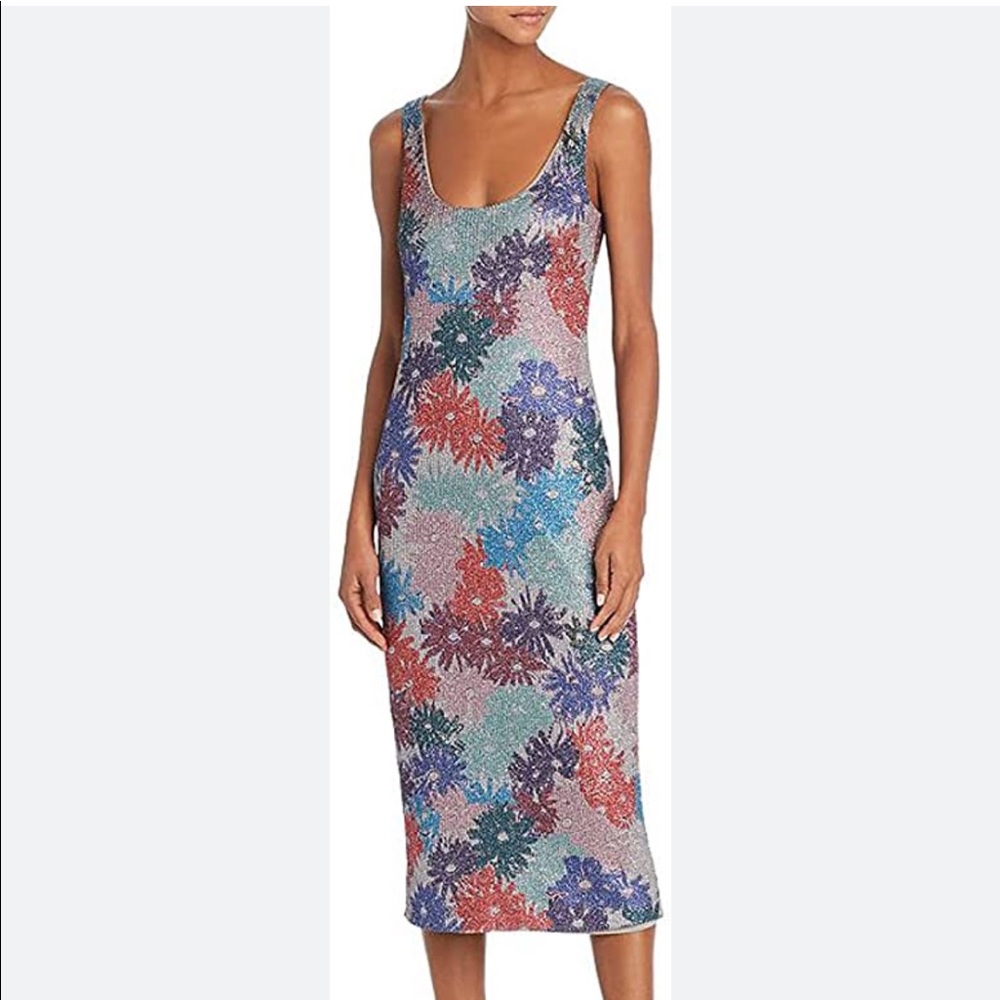 Splendid X Margherita Missoni Brillare Dress Multi Daisy Size Large